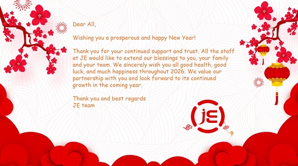 နှစ်သစ်အတွက် နွေးထွေးသောဆုမွန်ကောင်းများ - JE မှ