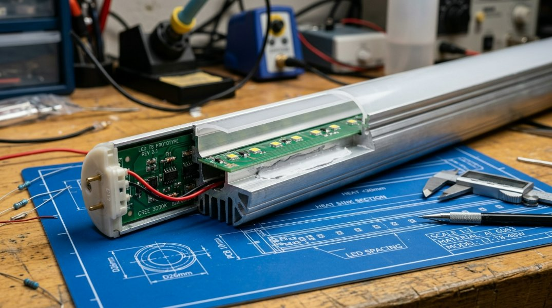 10mm PCB ပါသော LED T8 Tube Housing အတွက် 2026 နောက်ဆုံးလမ်းညွှန်- အပူဒေတာ၊ 3D CAD နှင့် UL လိုက်နာမှု