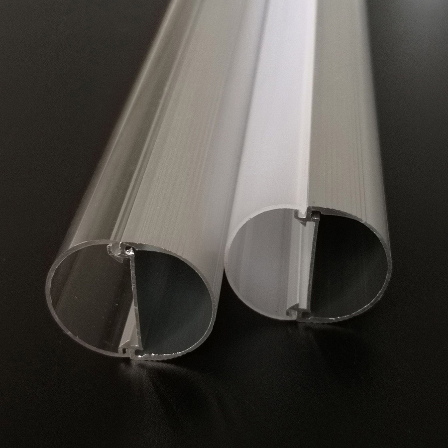 LED T8 Tube Housing PC Cover နှင့် Aluminum Base